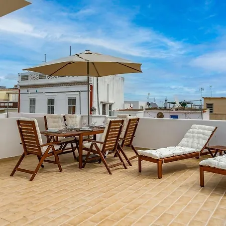 Tia Anica House I - Apartment With Terrace In Central Fuseta Beach Village Exterior photo