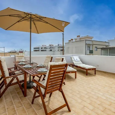 Tia Anica House I - Apartment With Terrace In Central Fuseta Beach Village Exterior photo