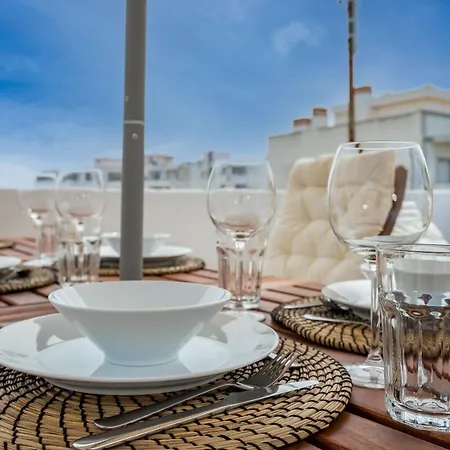 Tia Anica House I - Apartment With Terrace In Central Fuseta Beach Village Exterior photo
